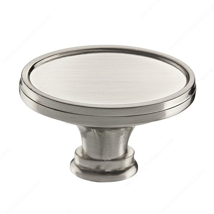 MODERN METAL KNOB BRUSHED NICKEL