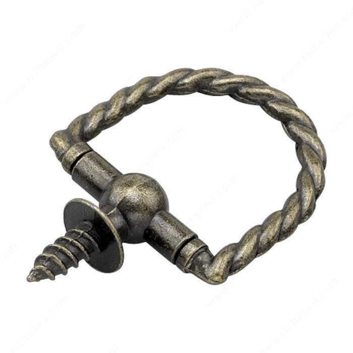 SCREW RING ANTIQUE BRASS