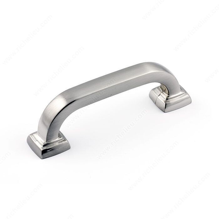 TRANSITIONAL METAL PULL BRUSHED NICKEL 3"