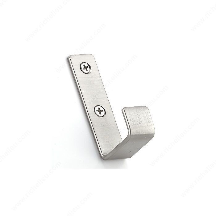 UTILITY METAL HOOK BRUSHED NICKEL