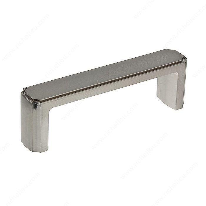 TRANSITIONAL METAL PULL BRUSHED NICKEL 3"