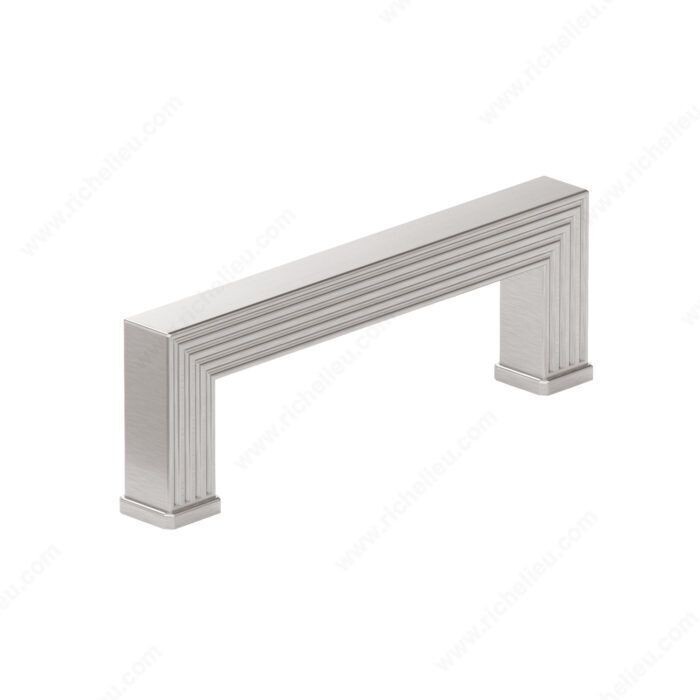 TRANSITIONAL BRUSHED NICKEL PULL