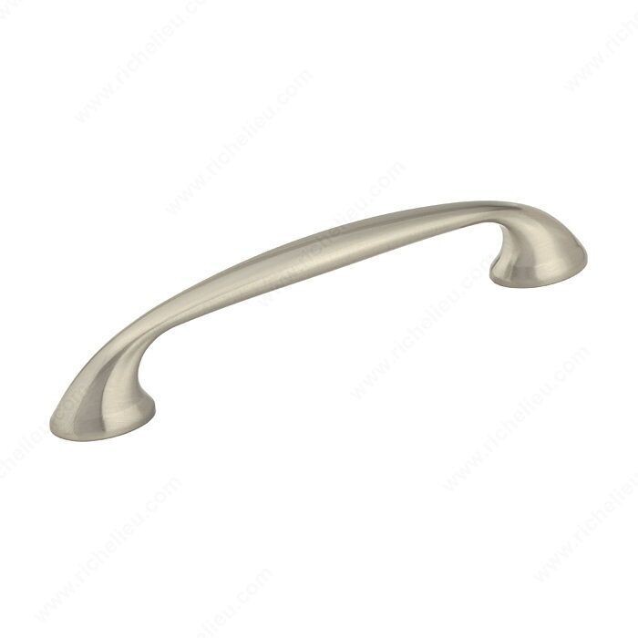 TRANSITIONAL METAL PULL BRUSHED NICKEL 128MM