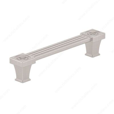 TRANSITIONAL METAL PULL BRUSHED NICKEL 128MM TRANSITIONAL METAL PULL BRUSHED NICKEL 128MM