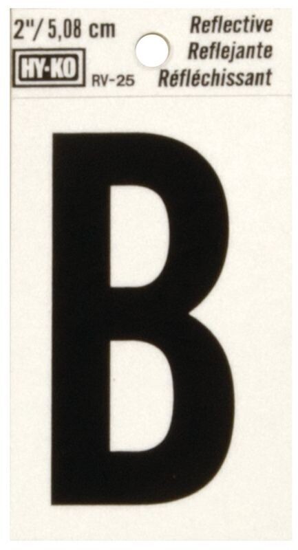 2" STICKER LETTER "B"