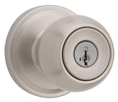HUNTINGTON ENTRY SATIN NICKEL KNOB