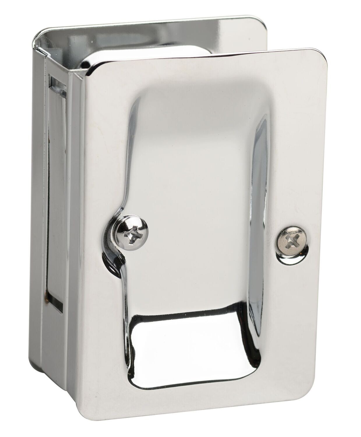 PASSAGE POLISHED CHROME SLIDING DOOR LOCK