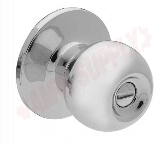 PRIVACY KNOB SATIN CHROME