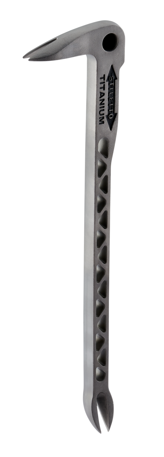 Stiletto 11-1/2" Titanium Clawbar