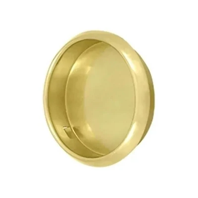 ROUND FLUSH PULL BRASS
