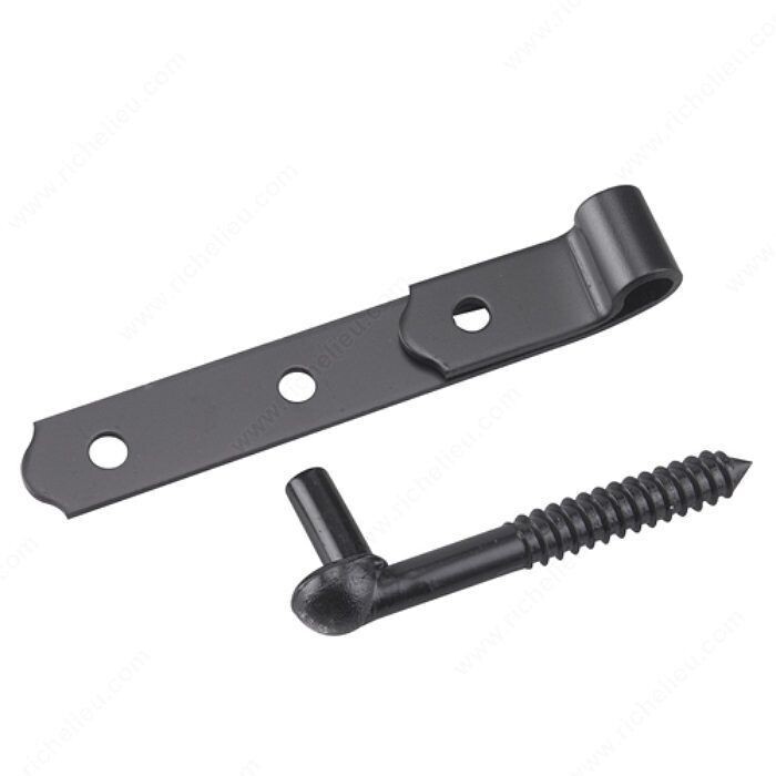 SCREW HOOK STRAP HINGE KIT 8" 2PK