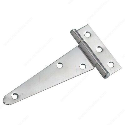 T-HINGE 4" LIGHT DUTY ZINC