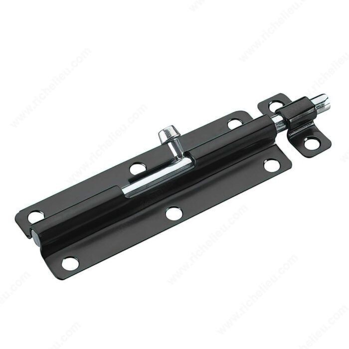 5" BLACK BARREL BOLT