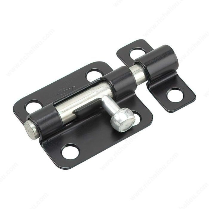 BARREL BOLT BLACK 2-1/2"