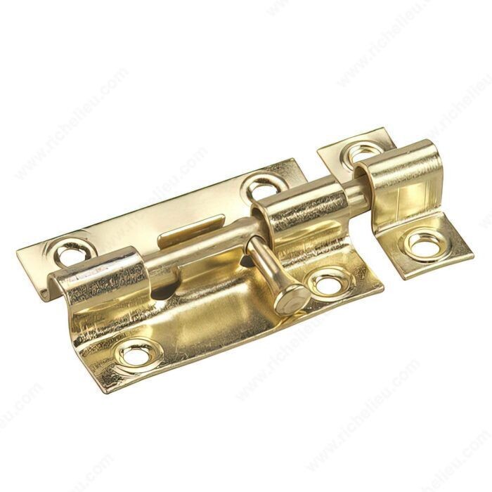 REGULAR DUTY BARREL BOLT BRASS 2-1/2"