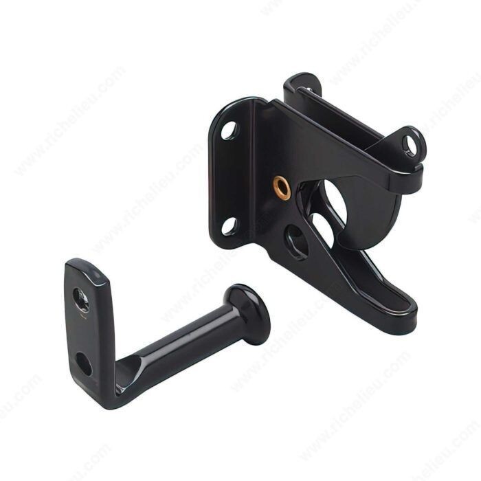 GATE LATCH 90 DEGREE BLACK