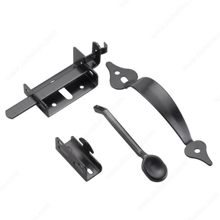THUMB LATCH DECORATIVE BLACK