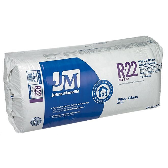 R-22/23" Johns Manville Fiberglass Insulation