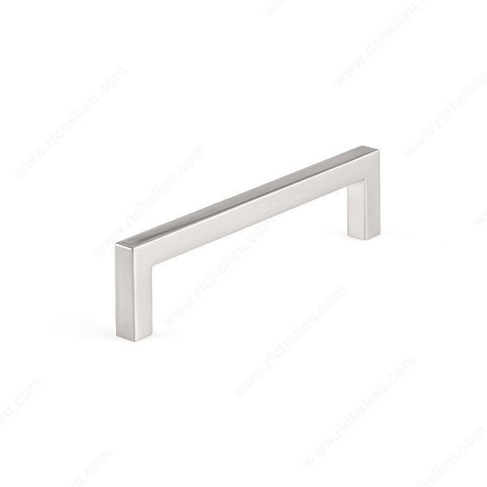 MODERN METAL PULL 128MM BRUSHED NICKEL
