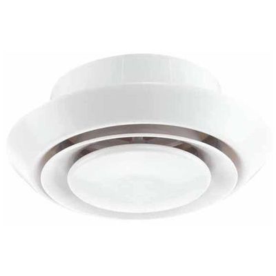 6" Whisper Diffuser Grille Round White