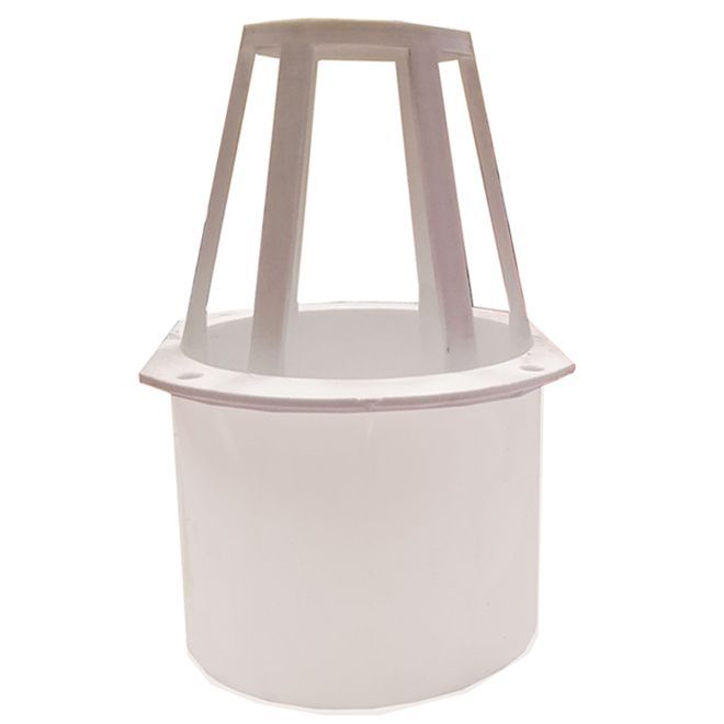 2-1/2" Poly Outlet White
