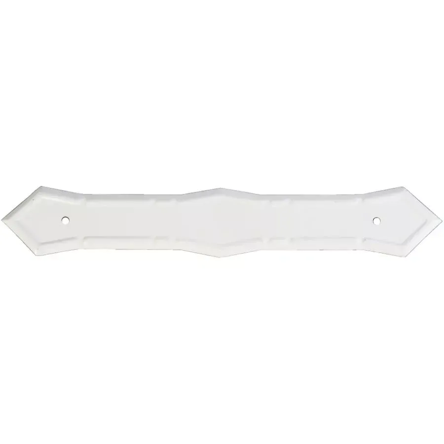 2" X 3" Downspout Strap White