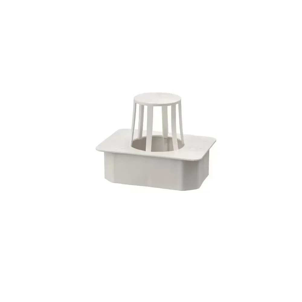 2" X 3" Poly Outlet White