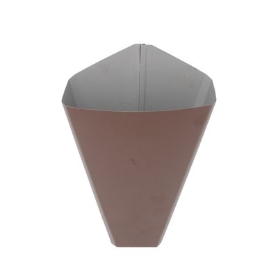 2" X 3" Downspout Funnel White