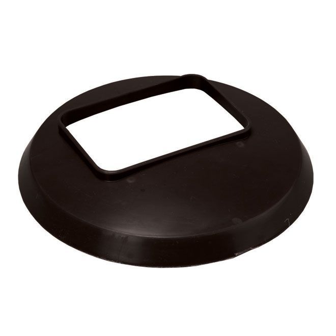 2" X 3" Drain Tile Cover Black