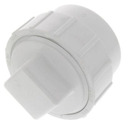 4 4" PVC Cleanout Countersunk Plug