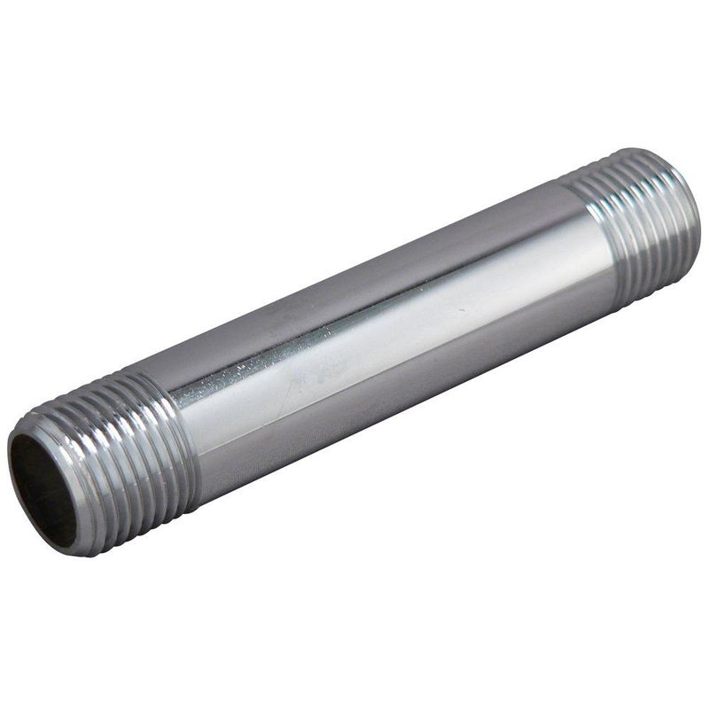 1/2" X 4" Chrome Nipple