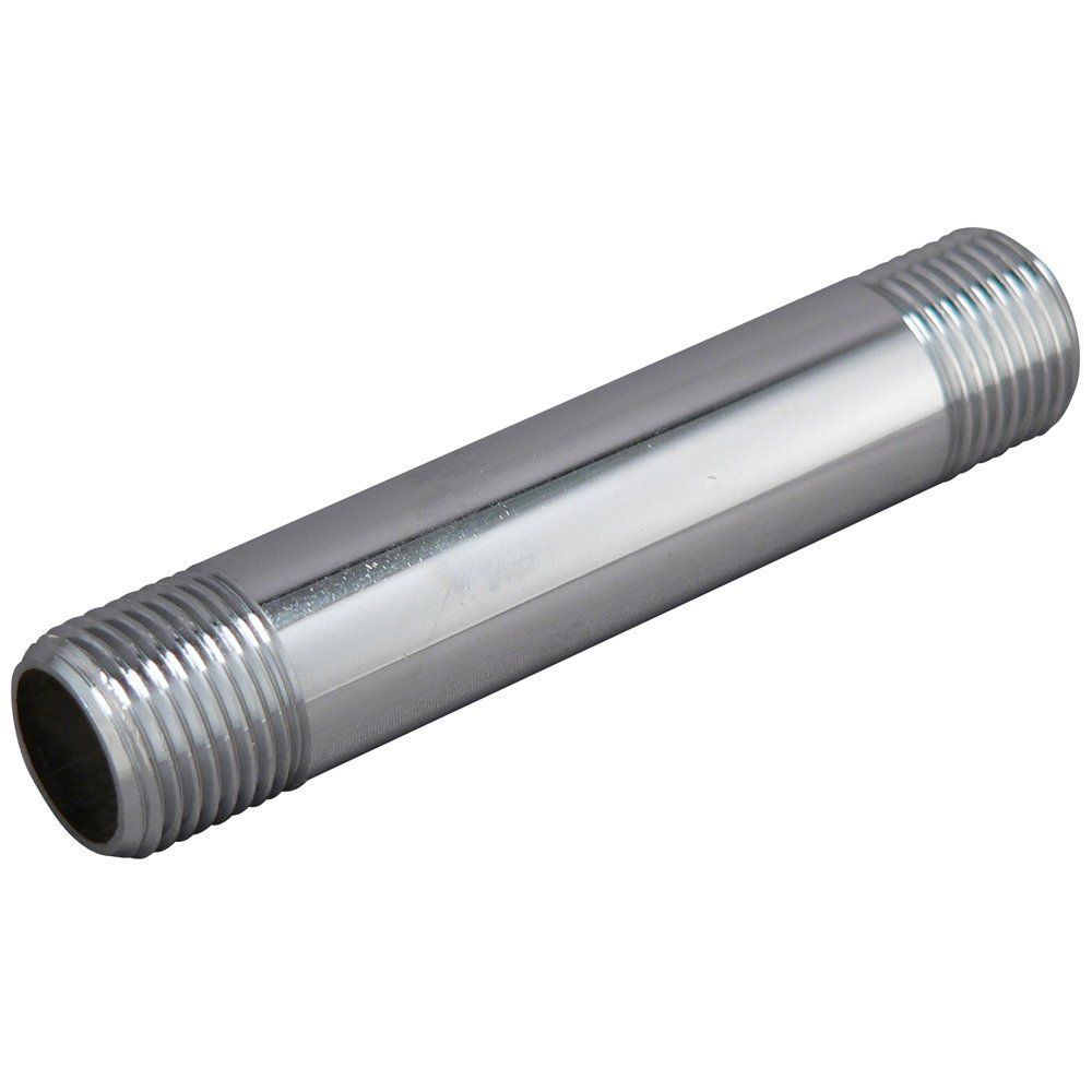 1/2" X 6" Chrome Nipple