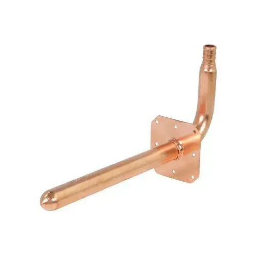 1/2" PEX Stubout w/ Ears Copper