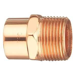 3/4" Copper X 1/2" MIP Coupling