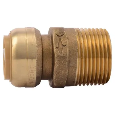 1/2 1/2" Easy Grip X 3/4" MIP Coupling