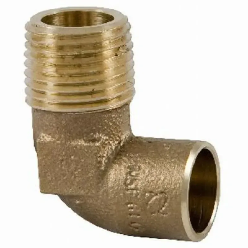 1/2" Copper X 1/2" MIP 90 Elbow