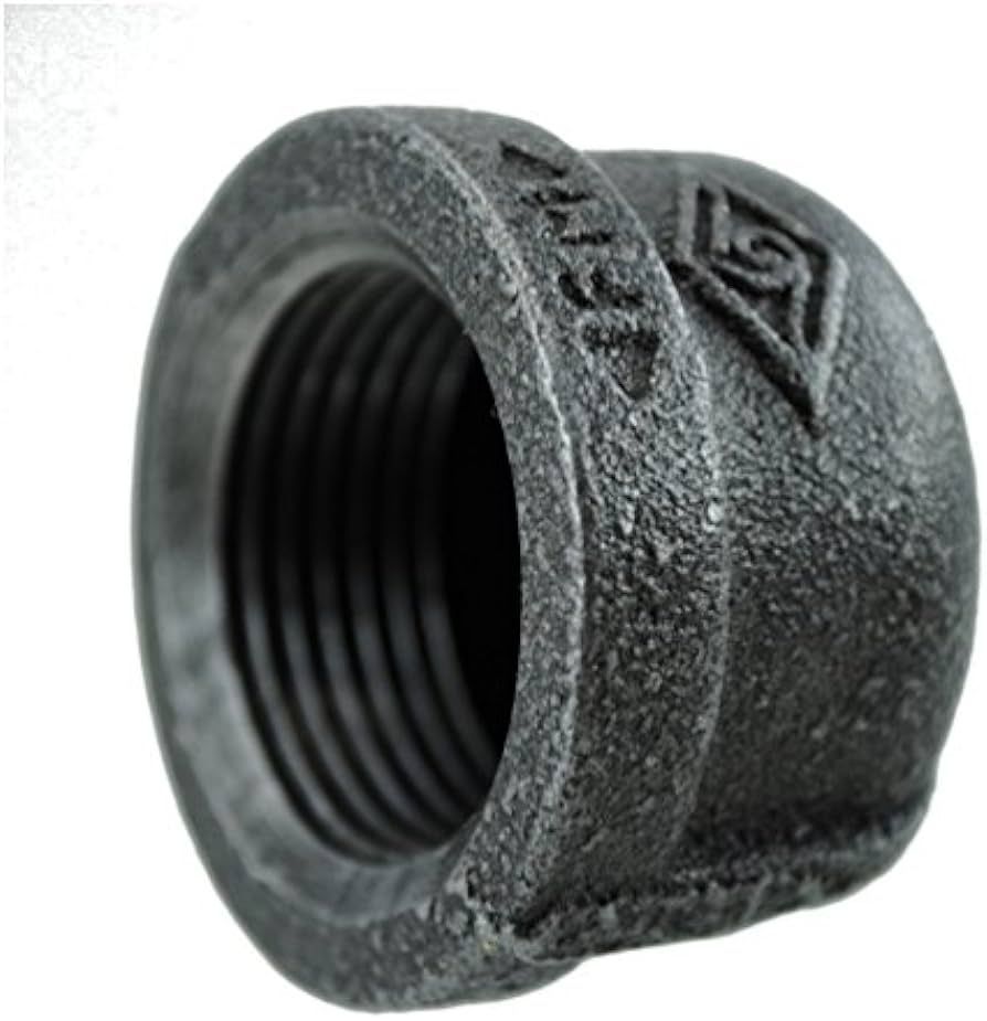 1/2" Black Cap