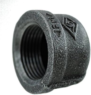 1/2 1/2" Black Cap