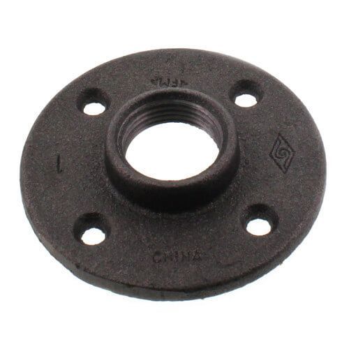 1/2" Black Flange
