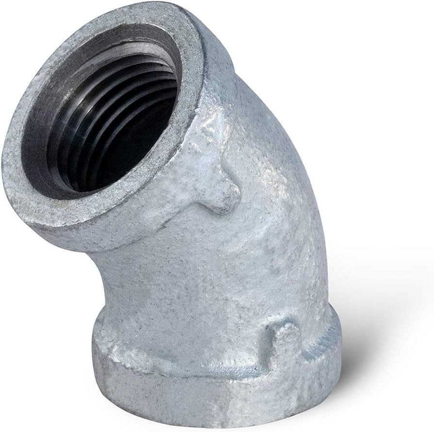 1/8" Galvanized 45 Elbow