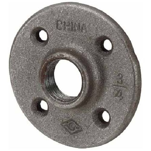 3/4" Black Flange