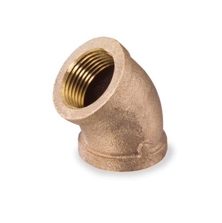 3/4" Brass 45 Elbow