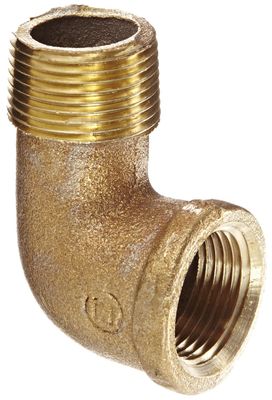3/8" Brass Street 90 Elbow