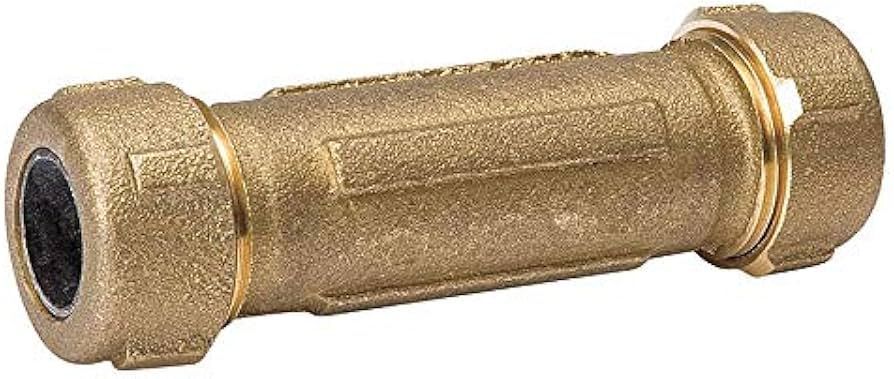 3/4" Copper Compression Coupling Long