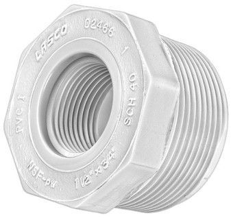 1-1/2 1-1/2" MIP X 3/4" FIP PVC Bushing