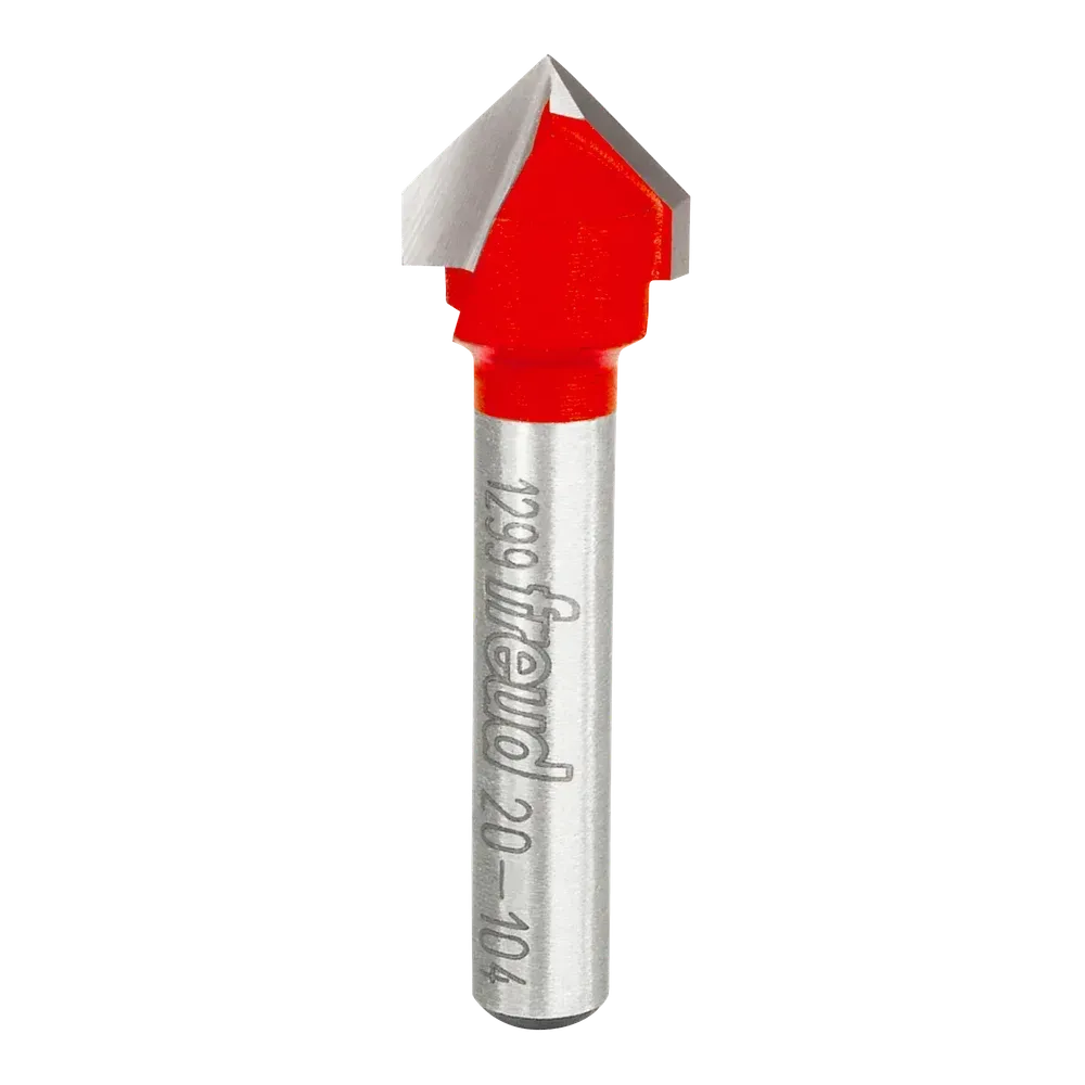 Freud 1/2" 90° V Grooving Bit 1/4" Shank