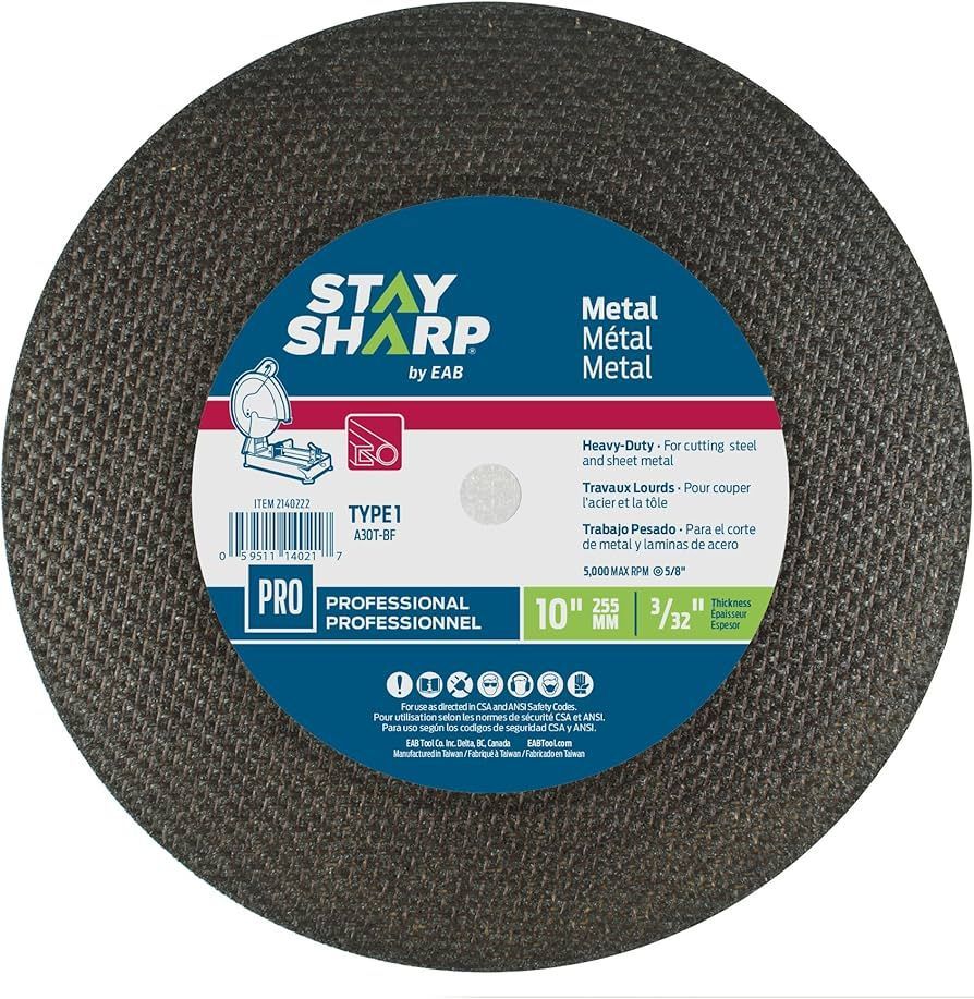 10" Metal Cutting Wheel