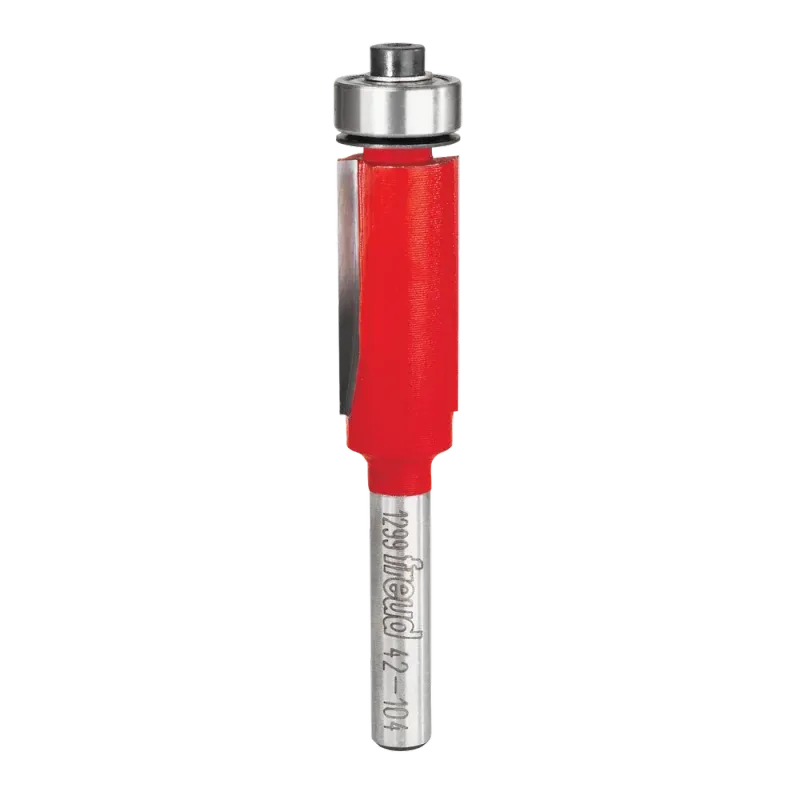 Freud 1/2" Bearing Flush Trim Bit 1/4" Shank