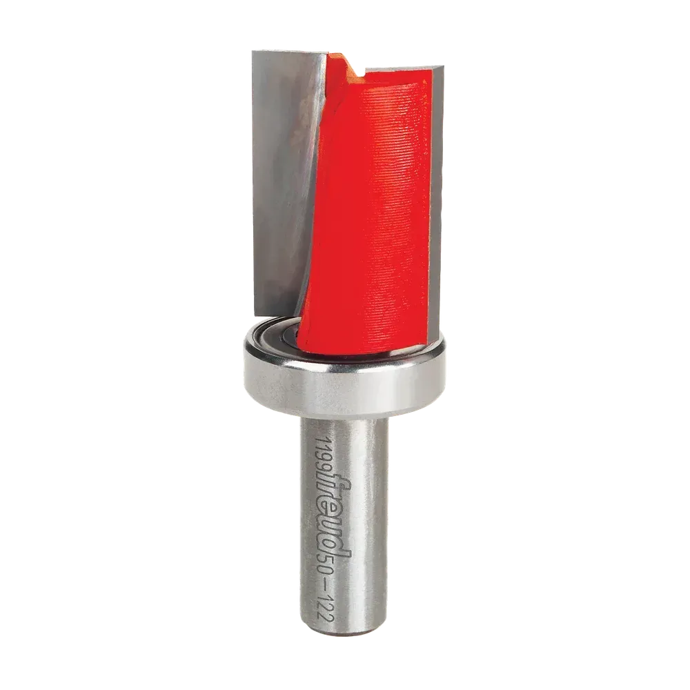 Freud 1-1/8" Top Bearing Flush Trim Bit 1/2" Shank