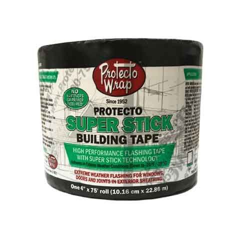 Proteco-Wrap Super Stick Building Tape 4" X 75'